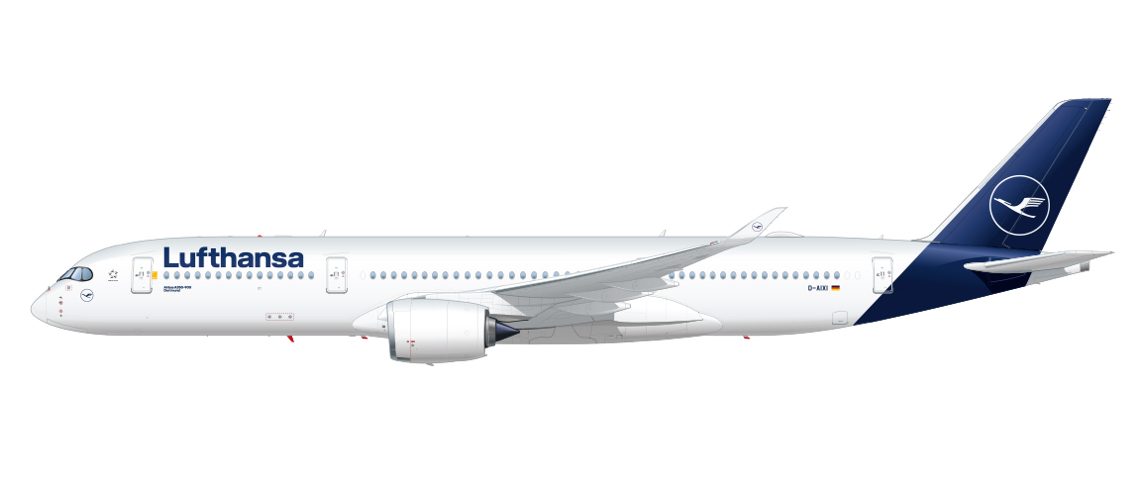 Lufthansa A350-900 Model