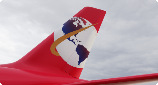 Global Airlines Aircraft Tail