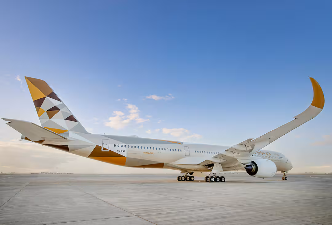 Etihad Airbus A350.