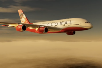 Global Airlines A380.