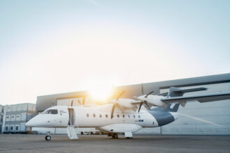 A photo of Heart Aerospace prototype X1