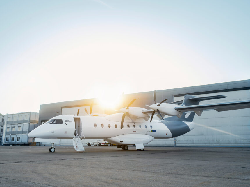A photo of Heart Aerospace prototype X1