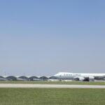 Cathay Cargo liner on the runway