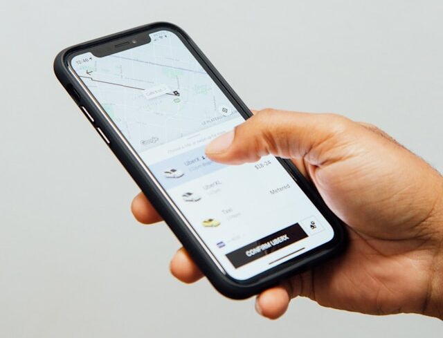 Uber app where you SkyMiles members can earn miles
