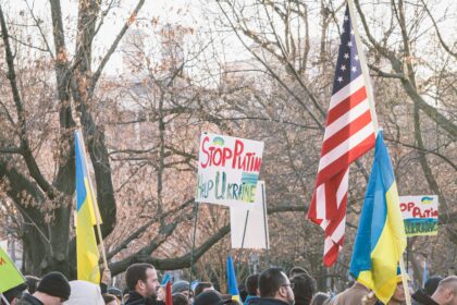 protest agaisnt ukrainian war