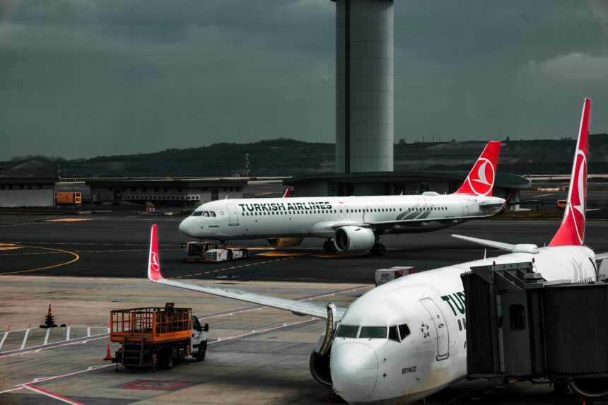 Istanbul airport.