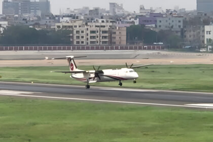 Biman Bangladesh BG 436 on runway