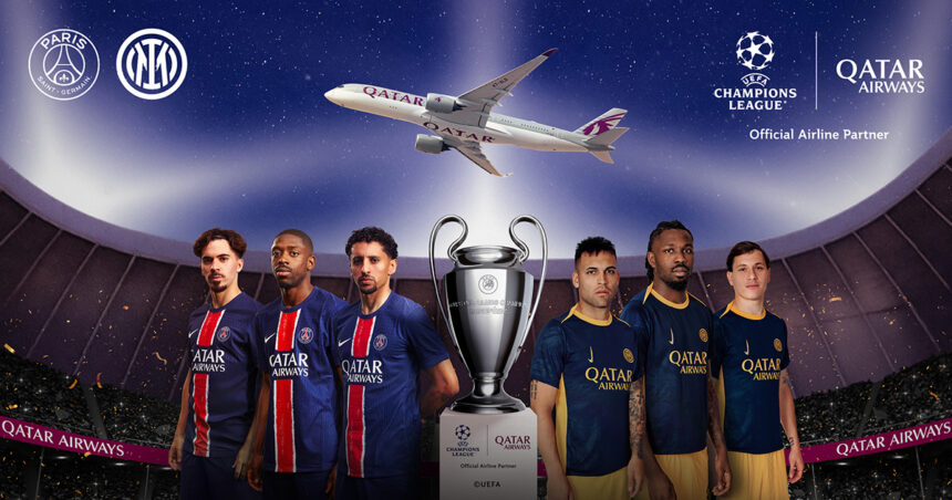 Qatar Airways sponsorship of the UEFA Champions League final between PSG and Inter