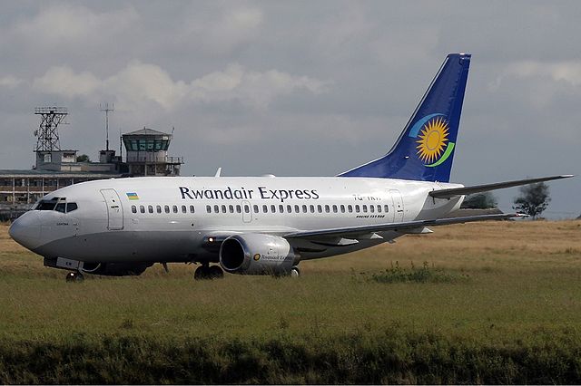 A photo of Rwandair Express Boeing 737-500
