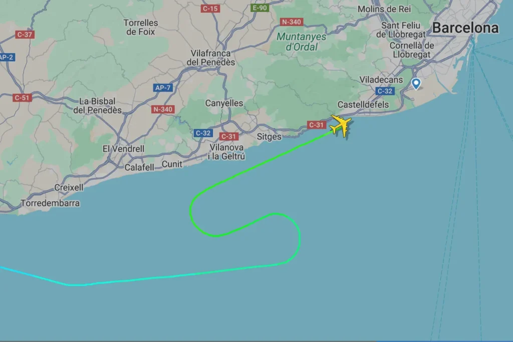 FlightRadar24 Path