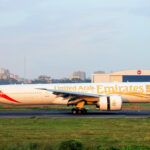 A commemorative livery Boeing 777 for Emirates