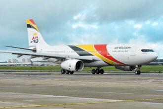 Air Belgium's flight grounded on runway