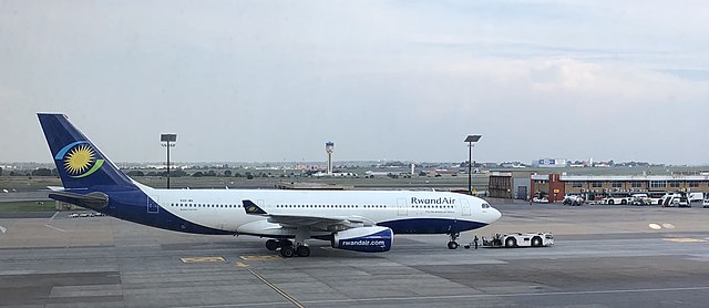 A photo of Airbus A330-243 RwandAir 
