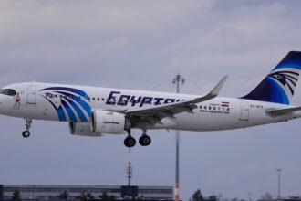 EgyptAir Airbus A320 Berlin Brandenburg Airport