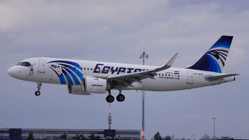 EgyptAir Airbus A320 Berlin Brandenburg Airport