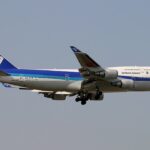 An image of an All Nippon Airways Boeing 747-481 aircraft.