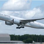 Cathay Pacific aircraft in flight