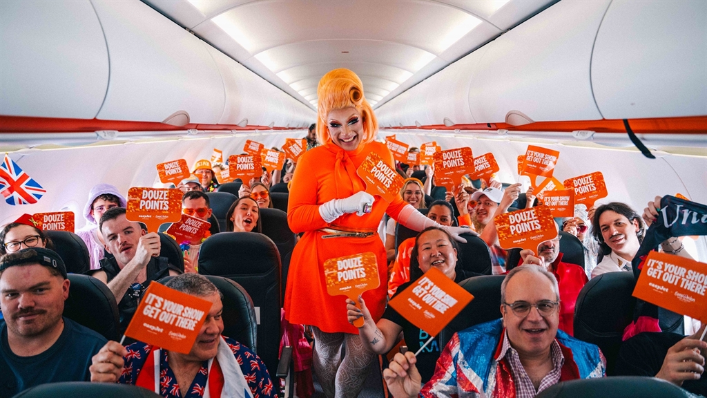 easyJet Eurovision flight.