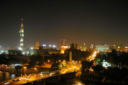 Cairo, Egypt at night