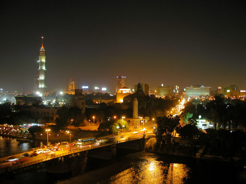 Cairo, Egypt at night