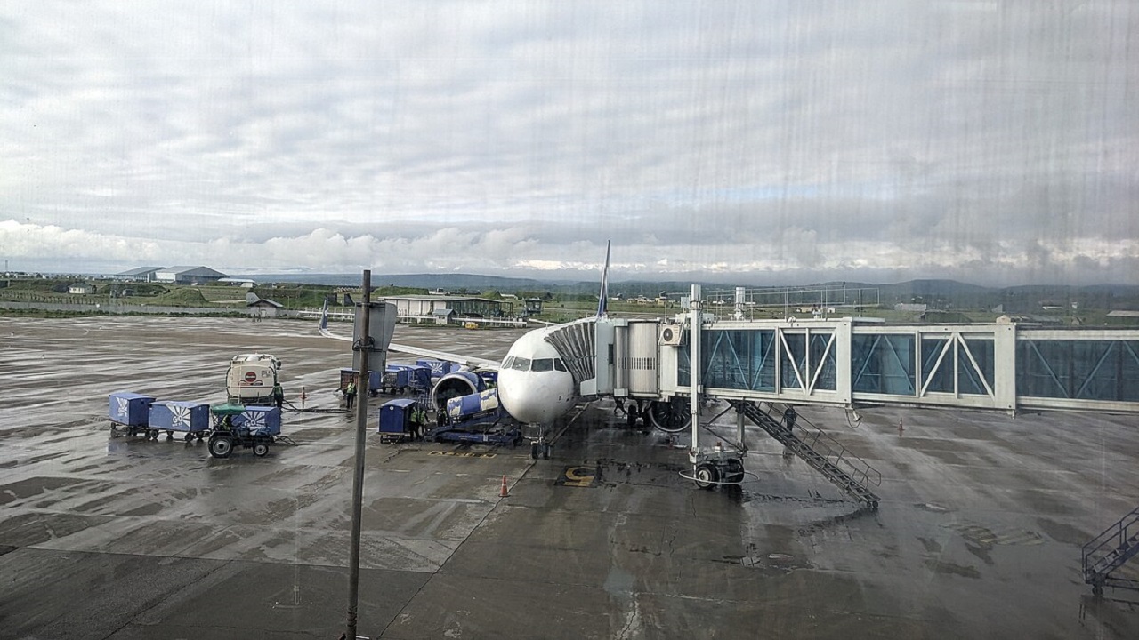 Srinagar Airport, where one of India's air hubs reopened