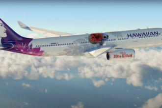 Lilo and Stitch livery on Hawaiian Airlines' Airbus A330 © Hawaiian Airlines