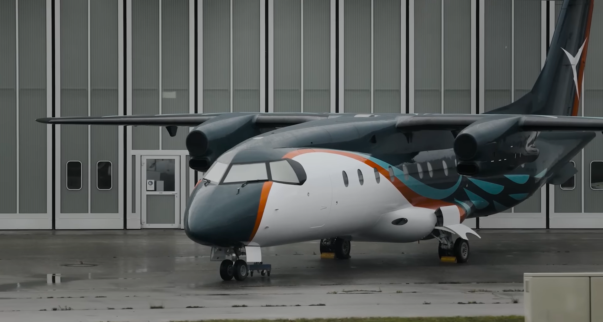 Deutsche Aircraft D328eco prototype aircraft.