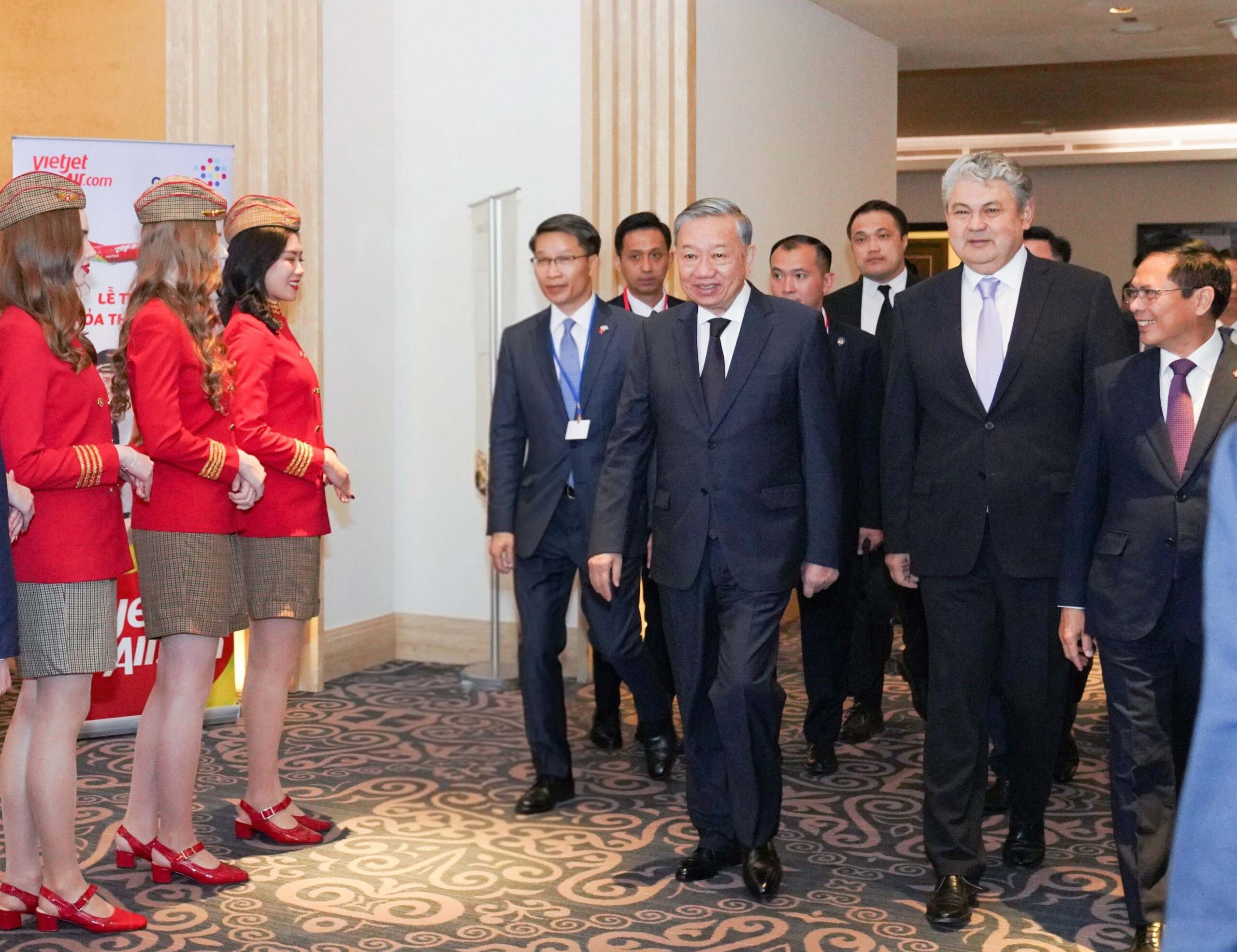 The event was held in the presence of Vietnamese General Secretary To Lam as part of his state visit to the Republic of Kazakhstan.