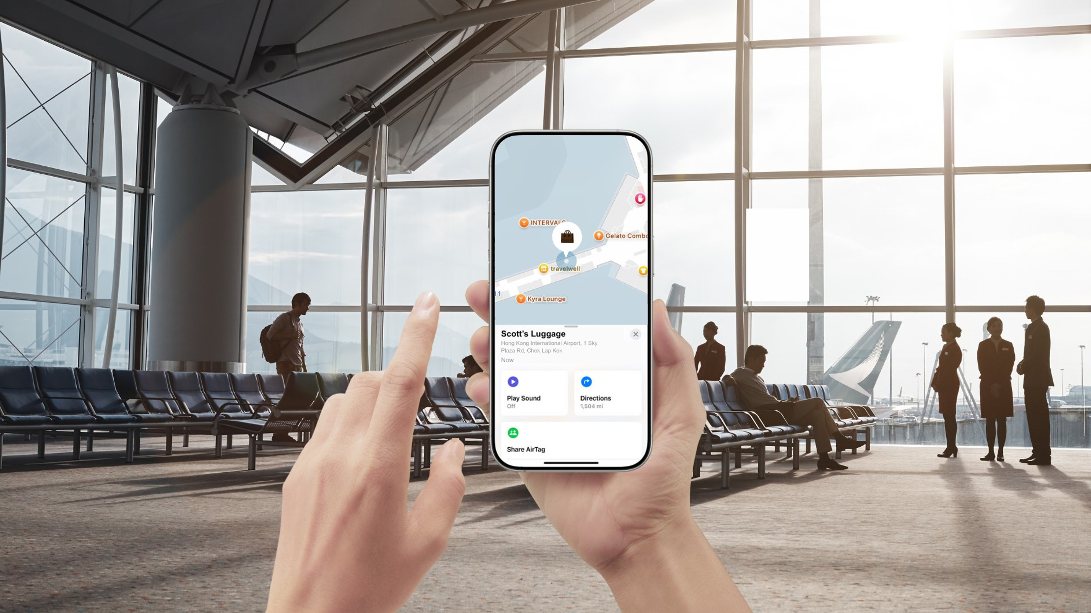Cathay Pacific enables Apple's Find My Share My Item Location to help locate lost or delayed luggage