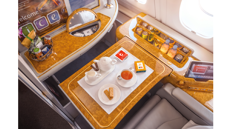 Dilmah Tea served on an Emirates Flight