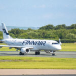 An image of a Finnair E190LR aircraft.
