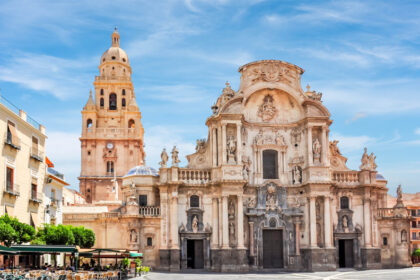 La Catedral de Murcia, a stunning religious site overlooking the city.