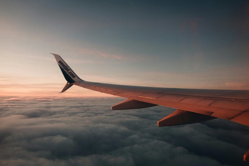 WestJet wing.