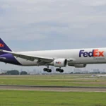 A Photo of a Departing FedEx Airplane