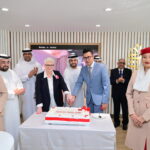 Cake Cutting to celebrate the opening of the store
