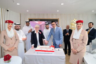 Cake Cutting to celebrate the opening of the store