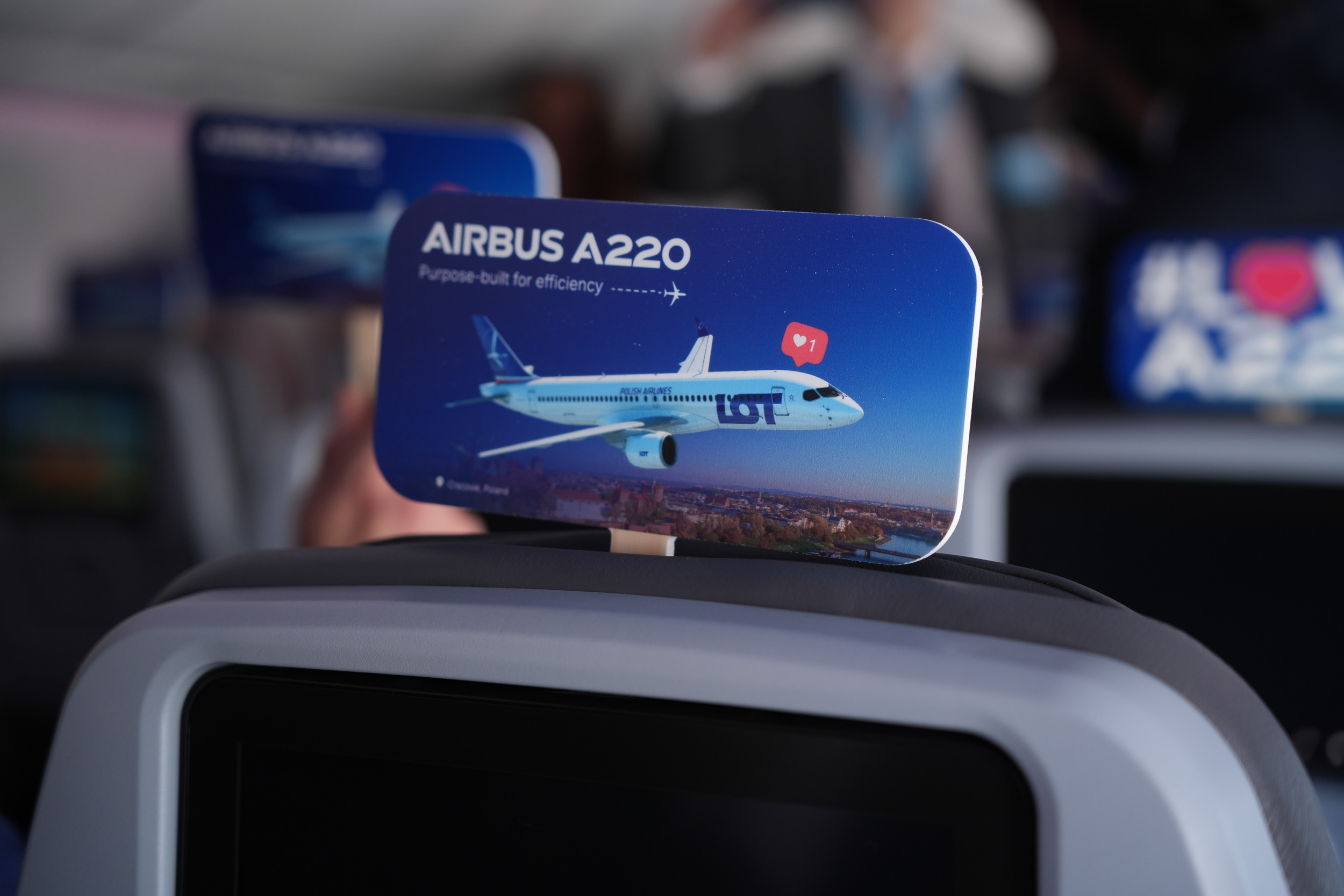 Airbus A220 aircraft configurations for LOT POlish AIrlines