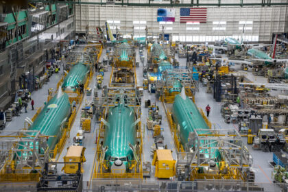 Boeing 737 factory in Renton. NTSB issues urgent safety warning over engines powering Boeing 737 Max aircraft