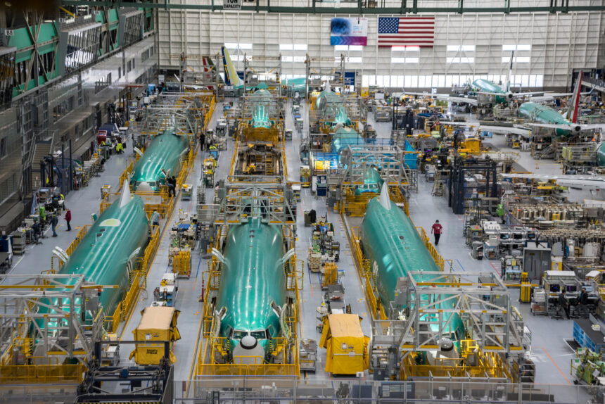 Boeing 737 factory in Renton. NTSB issues urgent safety warning over engines powering Boeing 737 Max aircraft