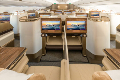 Business Class in Emirates' Airbus A350