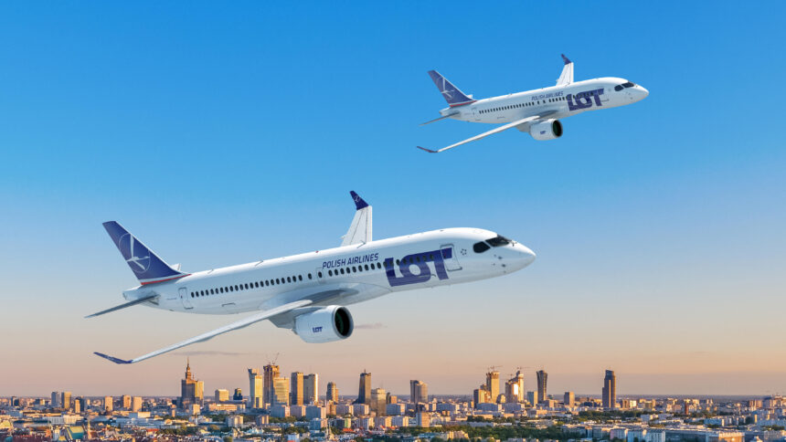 LOT Polish Airlines places first Airbus order with A220
