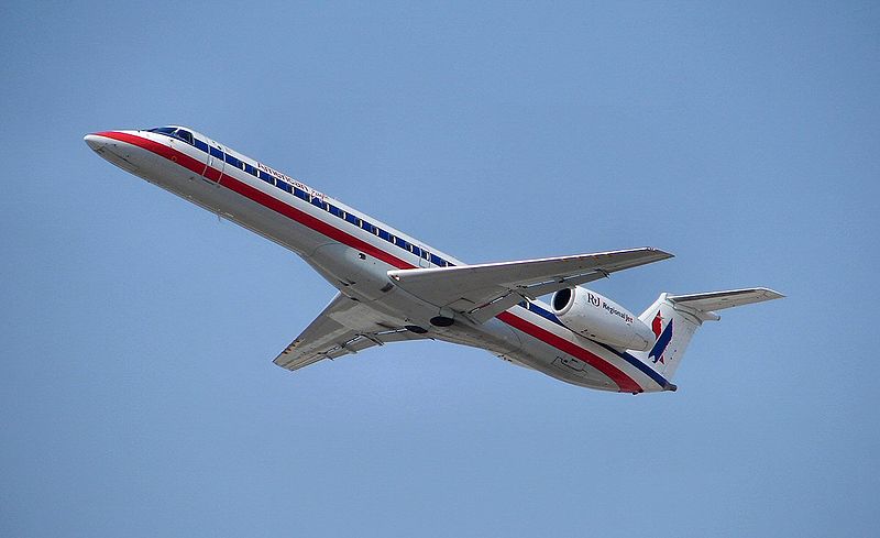 A photo of an American Eagle Airlines Airplane