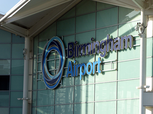 Entrance to Birmingham Airport