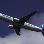 An Air Europa Boeing 737 taking off.