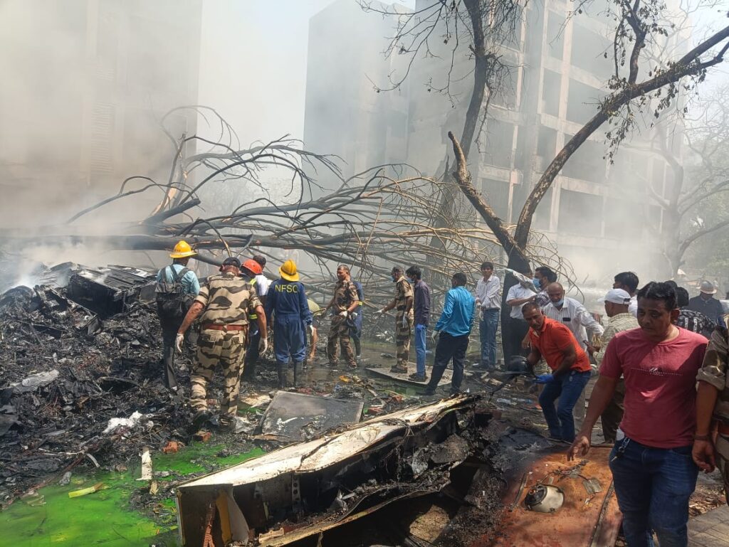 Investigation of the crash underway of the AI171 flight crash