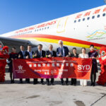 Welcome Ceremony for Hong Kong's Inaugural flight