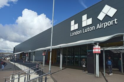 Entrance to London Luton Airport