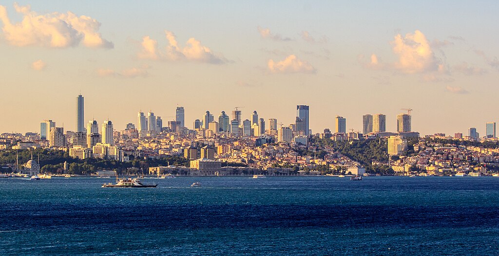 Istanbul skyline.