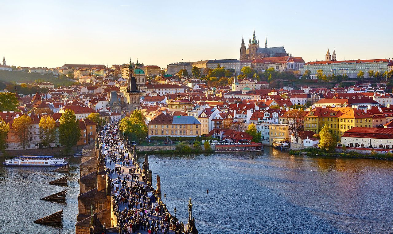 Charles Bridge in Prague.