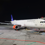 A SAS A321-200 aircraft.